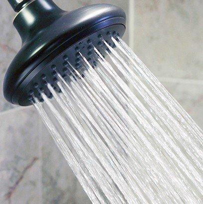 Shower Head Water Saver Black - The 4 Inch High Flow Wall Mount Bathroom Showerhead Nozzle For Low Water Pressure Showers, 2.5 GPM - Oil-Rubbed Bronze - Image 2