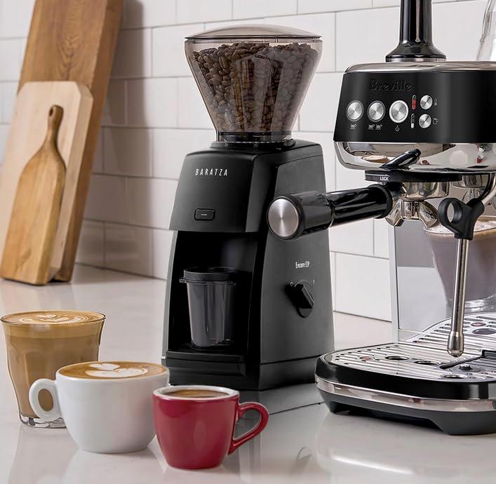 Breville Bambino Plus Espresso Machine Bundle w/ Baratza Encore ESP Espresso Grinder | Black | BEP501BTR1BNA1 - Image 2