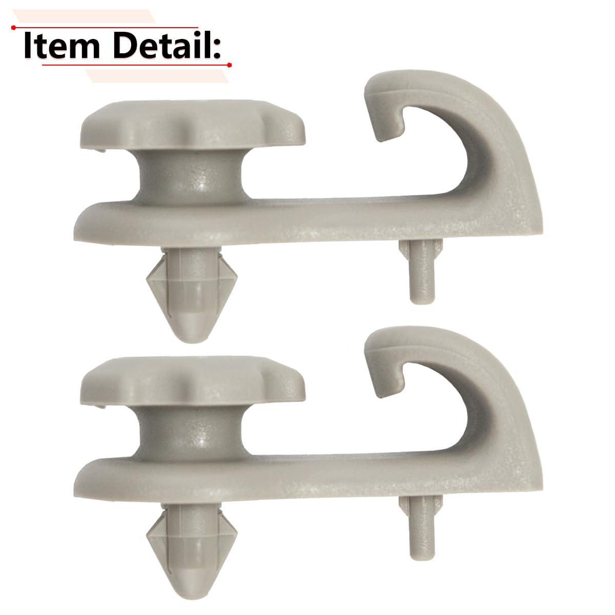 RLB-HILON 2PCS Trunk Luggage Compartment Hook Compatible with Toyota Model, for Sienna 2011-2015, for Camry 2009-2022, for Avalon 2009-2022, for Venza 2009-2015, Beige Color - Image 5