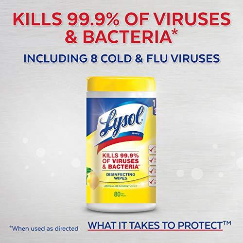 Lysol Disinfecting Wipes - Lemon & Lime Blossom 110 ct (Pack of 2) - Image 2