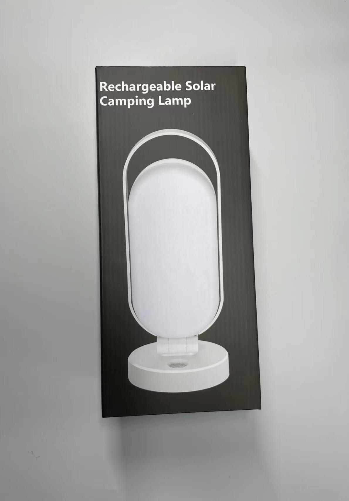 Bravzurg Rechargeable Solar Camping Lantern, 5000mAh Battery Powered LED Light, Foldable Dimmable Waterproof Camping Essentials, Lamp for Power Outages, Hurricane, Camping Gear, Emergency, Indoor - Image 7