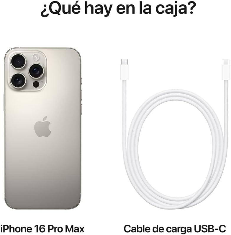Apple iPhone 16 Pro Max, US Version, 256GB, Natural Titanium - Unlocked (Renewed) - Image 5