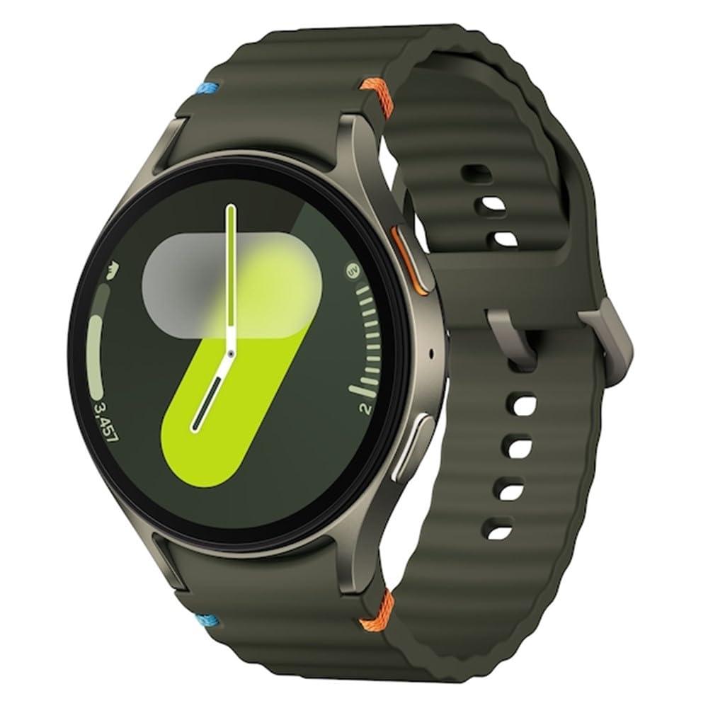 SAMSUNG Galaxy Ai Watch 7 Latin America Version Sm-L310N (44mm) Bluetooth Wellness Tips, Heart Rate Tracking, Sleep Monitor, Fitness Tracker (Green)