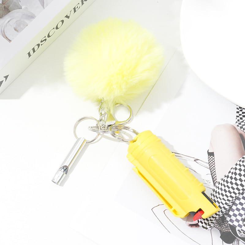 Police Strength OC Defense Pepper Spray Gel Safety Keychain for Easy Carry and Fast Access Finger Grip for More Accurate Strength Pepper Spray - Image 4