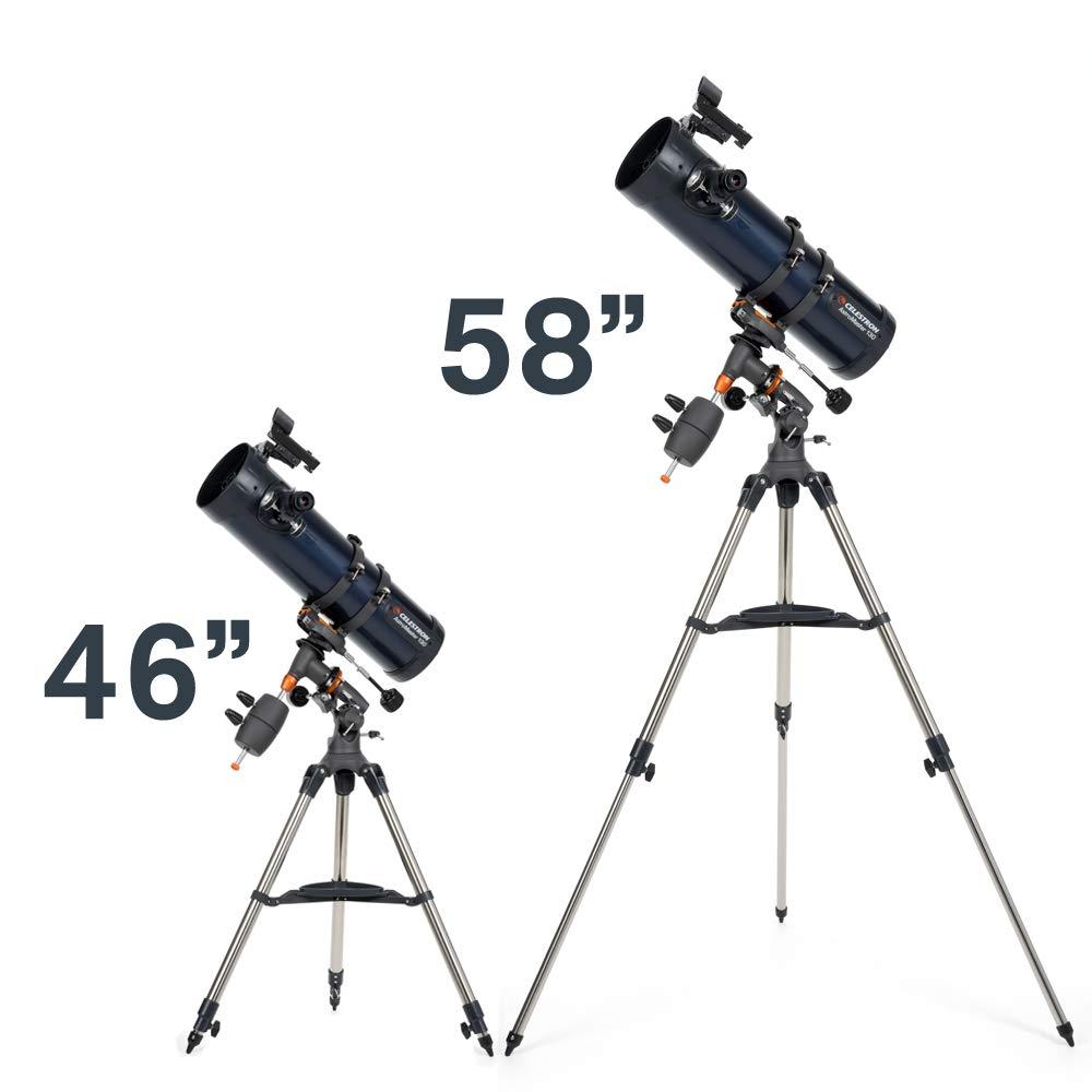Celestron – AstroMaster 130EQ Newtonian Telescope – Manual Reflector for Beginners – Aluminized Mirror – Adjustable-Height Tripod – Includes Accessories Plus Astronomy Software Package - Image 7