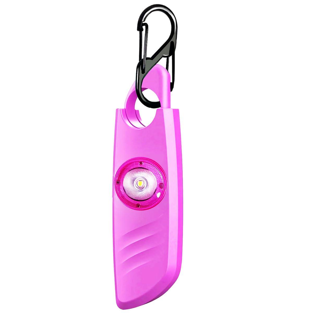 FA FIGHTART Personal Safety Alarm Siren for Women 140db Sound Strobe Light with Key Chain Devices for Women Men Pink - Image 6