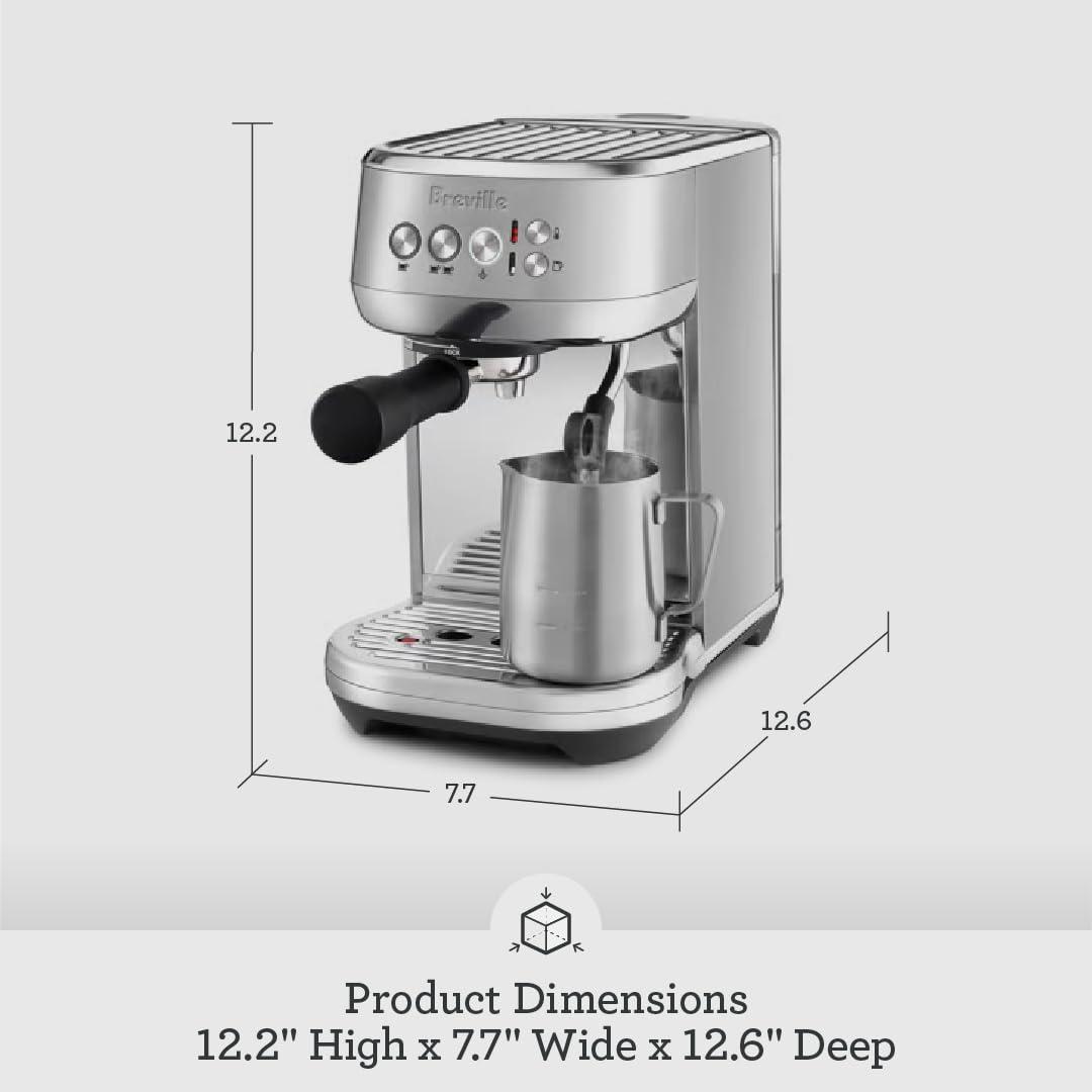 Breville Bambino Plus Espresso Machine BES500BSS, Brushed Stainless Steel - Image 3