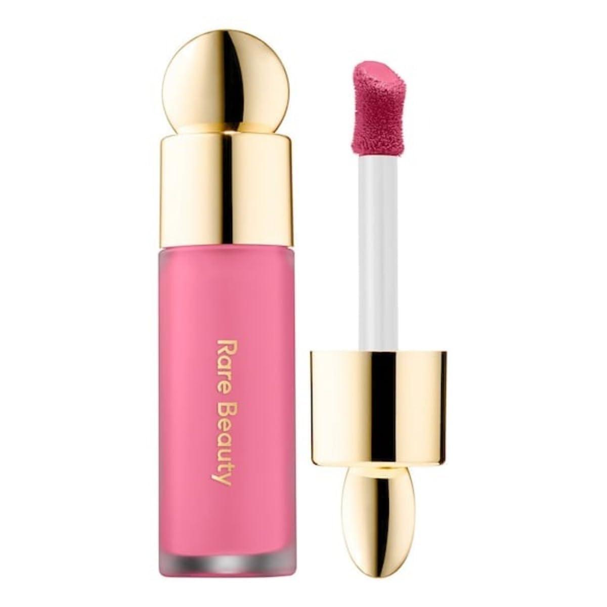 Rare Beauty by Selena Gomez Soft Pinch Liquid Blush Mini Size - Happy - Dewy Cool Pink - Image 3