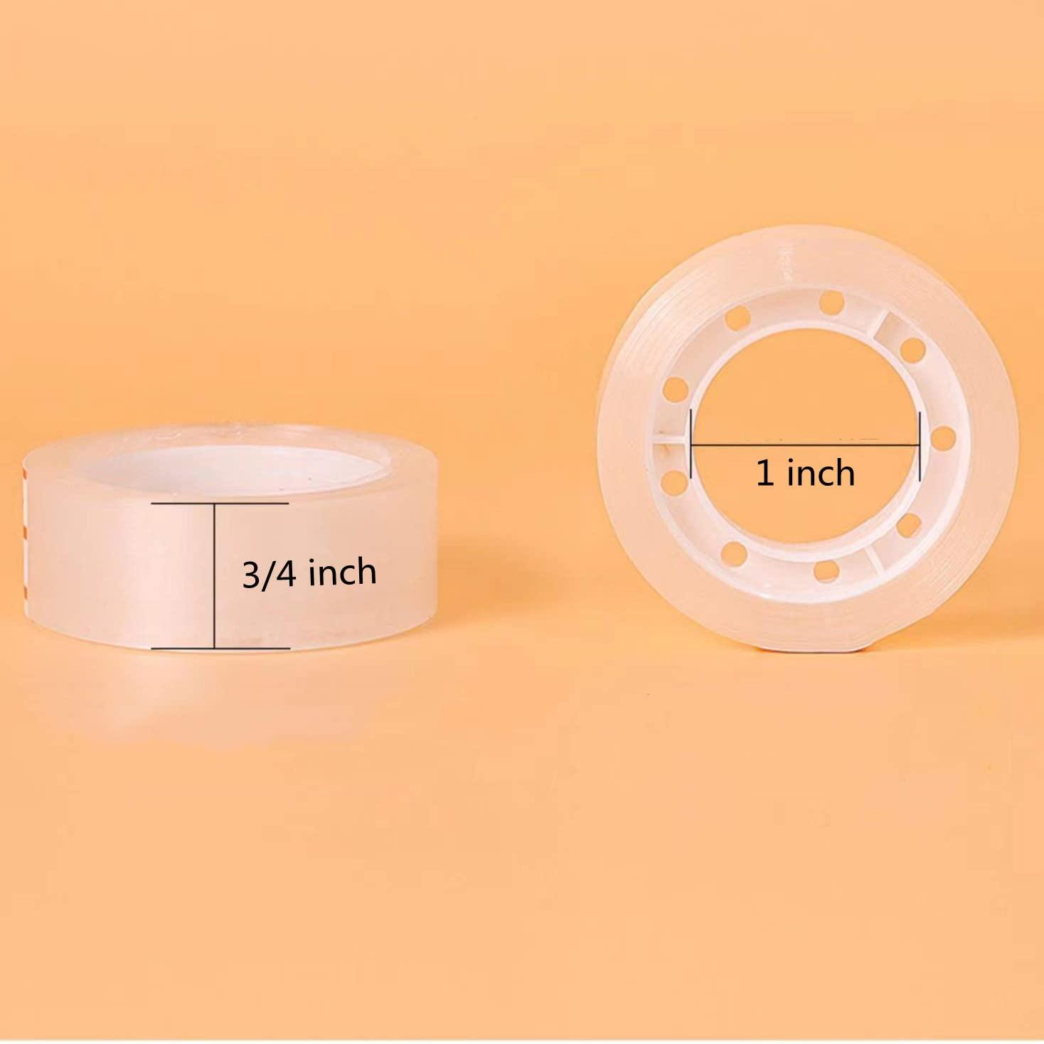 MJUNM Clear Tape Refills Rolls for Dispenser, Transparent Tape, 12 Rolls, 1 inch Core, 3/4 inch x 900 inches - Image 3