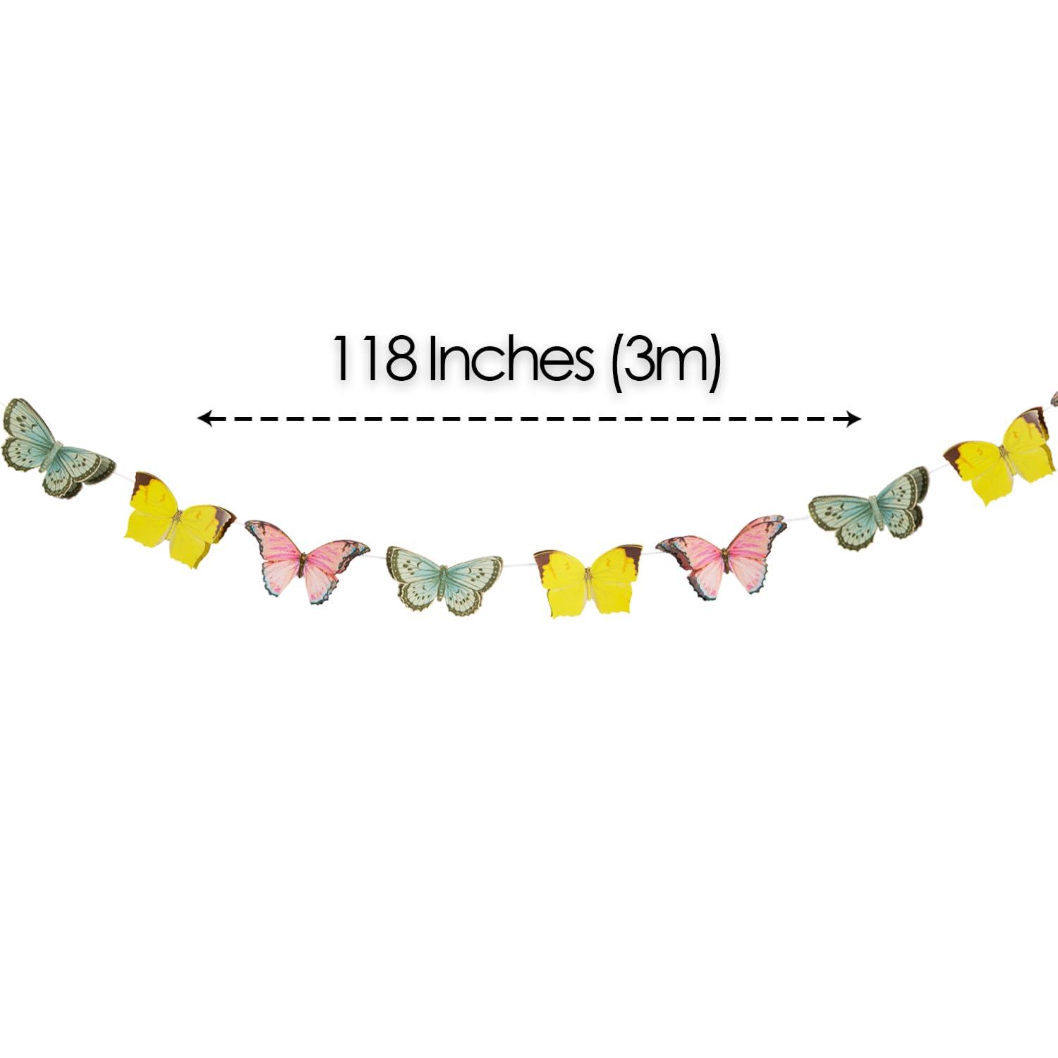 Talking Tables Fairy Bunting Banner | Great for Girls Tea Party, Birthday and Decor | Pink, Paper, 3M - Image 3