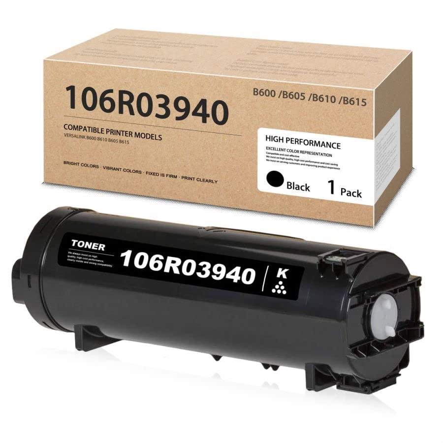DOPHEN VersaLink B600 /B605 /B610 /B615 Standard Capacity Toner-Cartridge (11,000 Pages) - 106R03940 Ink Replacement for Xerox B600 B610 B605 B615 Printers (1 Pack, Black)