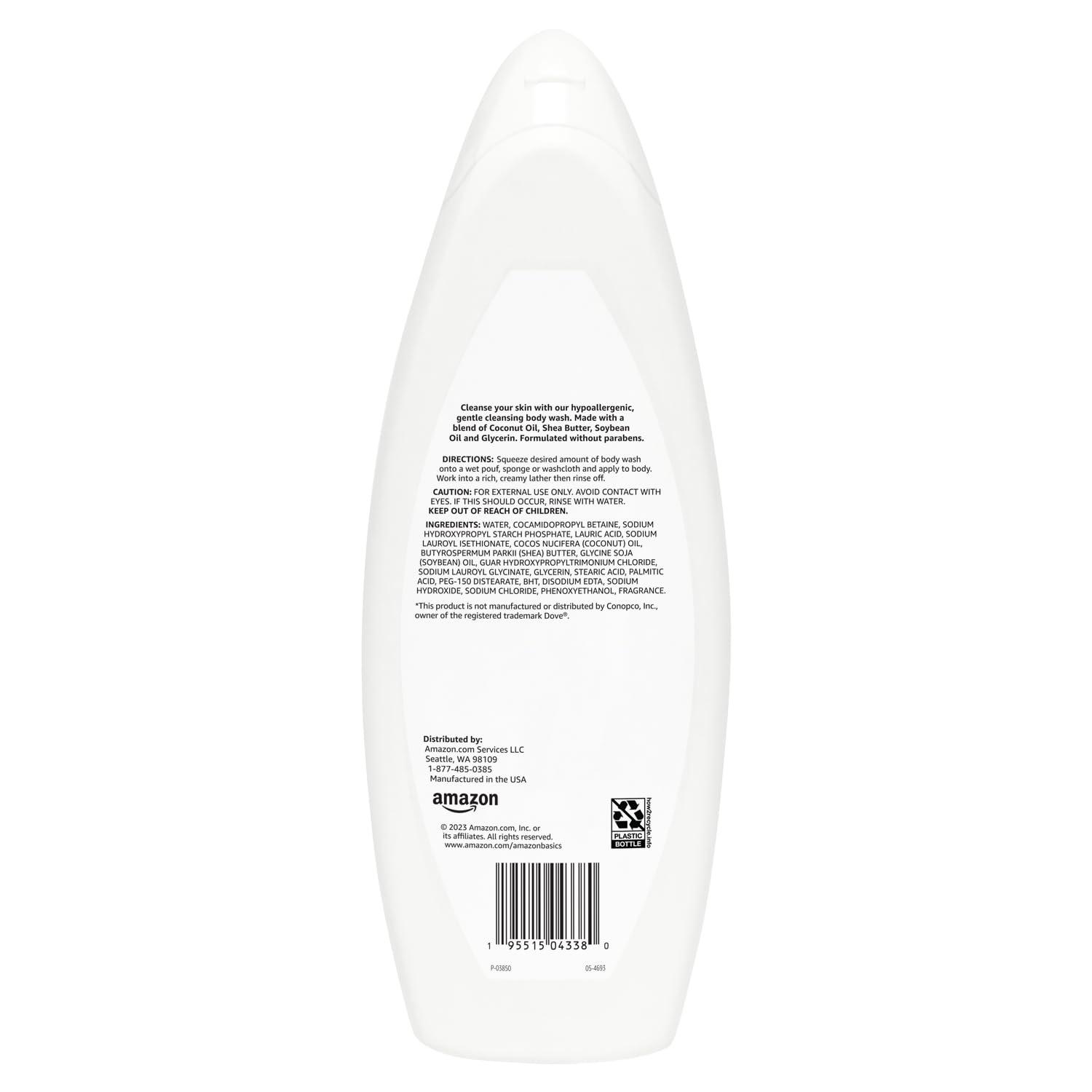 Amazon Basics Body Wash for Sensitive Skin, Hypoallergenic, 22 fl oz (Pack of 1) - Image 2