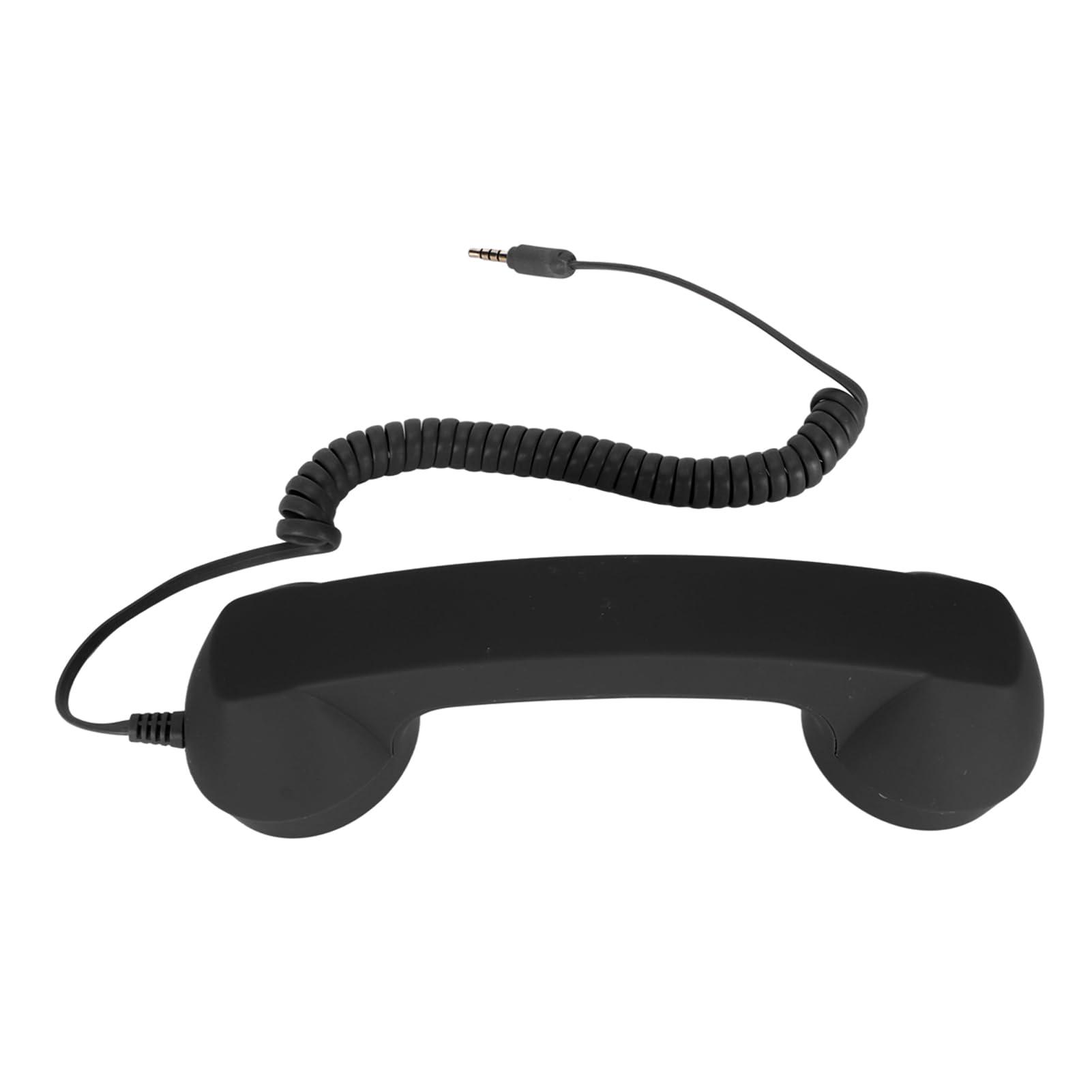 FLEXMAN Bluetooth Retro Phone, Radiation Proof Vintage Phone Handset with 3.5mm Socket, Multifunction Classic Retro Phone Handset for Smartphone Decorations Props (Black) - Image 6