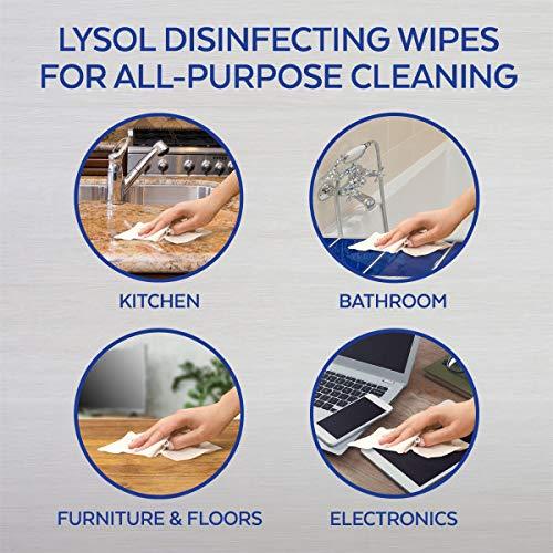 Lysol Disinfecting Wipes - Lemon & Lime Blossom 110 ct (Pack of 2) - Image 5