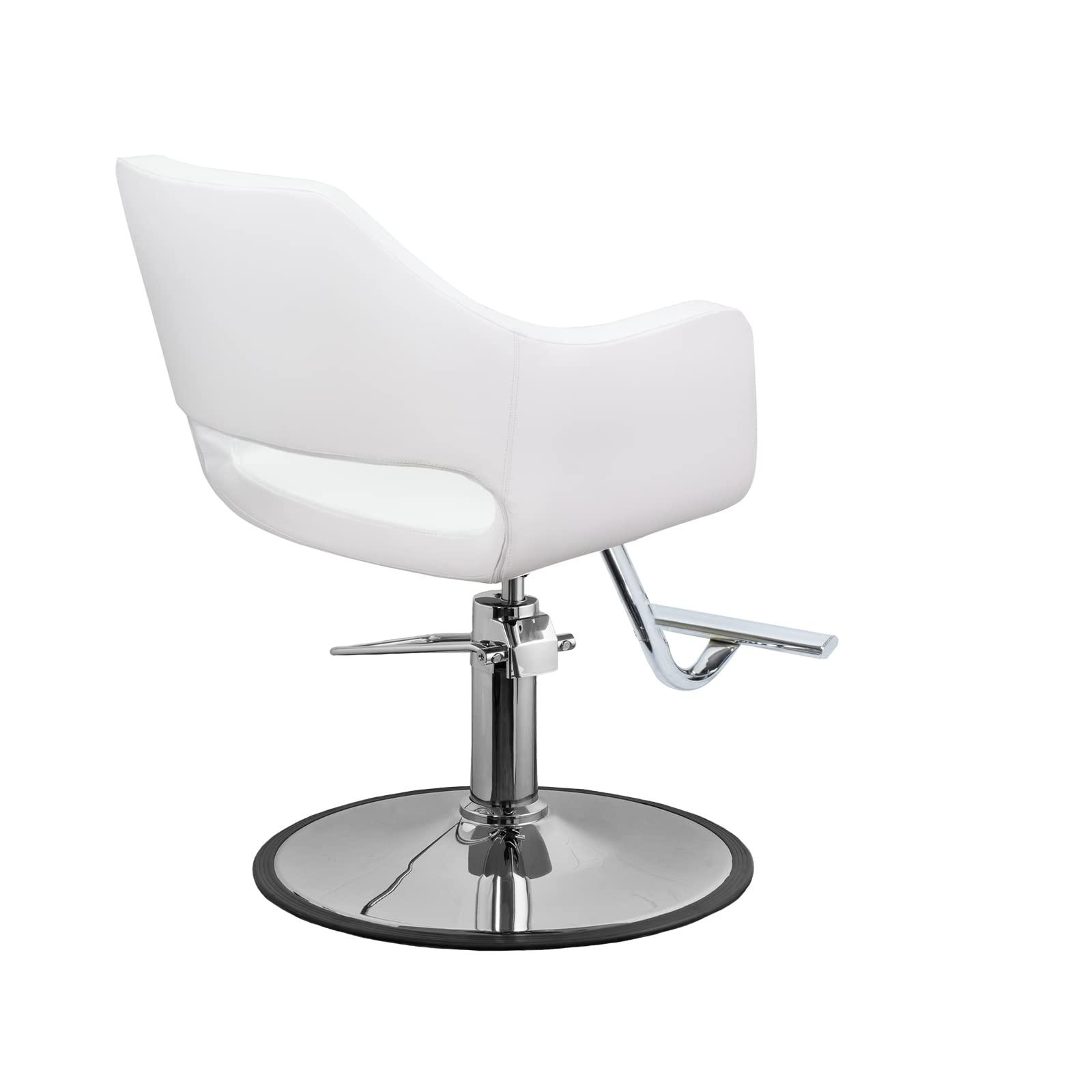 Salon Styling Chair Richardson WHT for Beauty Salon Furniture - Image 4