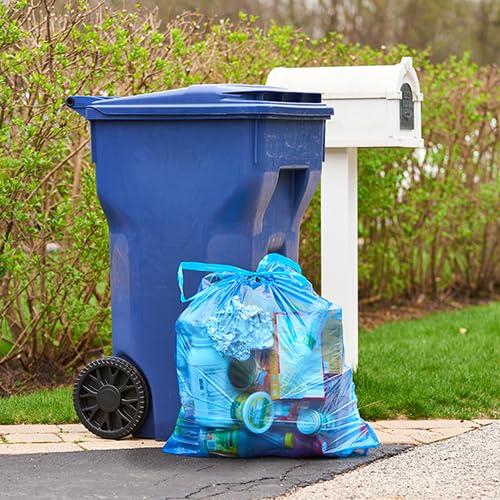 Hefty Blue Trash Bags, Blue, 13 Gallon, 60 Count - Image 6