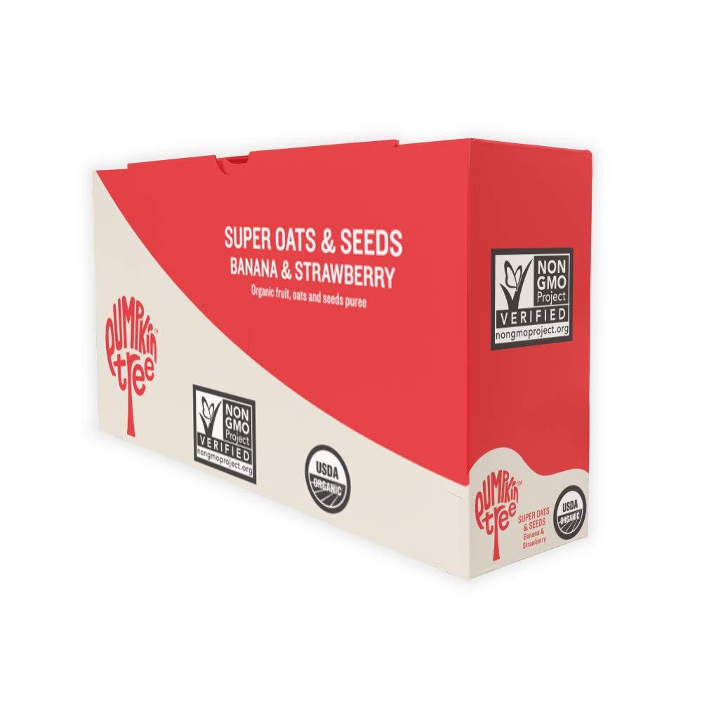 Pumpkin Tree Organics Super Oats & Seeds, Banana & Strawberry, 4 Ounce (Pack of 10) - Image 8