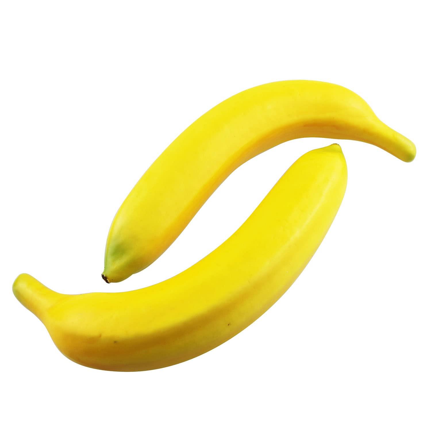 TAODAN 6pcs Fake Banana Artificial Yellow Bananas 7.8" Foam Simulated Simulation Fruit Model Decorative Food Home Party Decor - Image 4