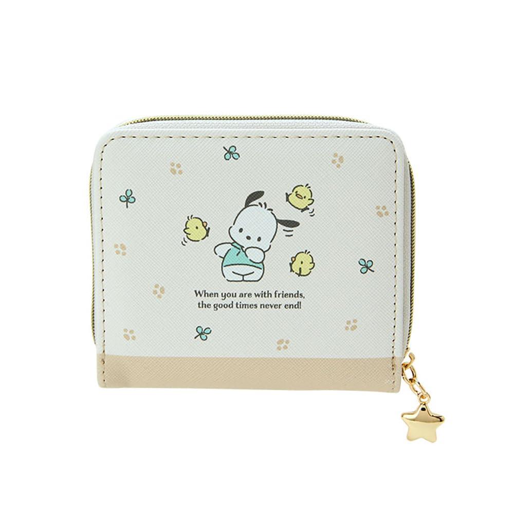 Sanrio 126080 Sanrio Wallet, Pochacco, Pochacco, 3.5 x 4.1 x 1.0 inches (9 x 10.5 x 2.5 cm), Kids Wallet, Character - Image 2