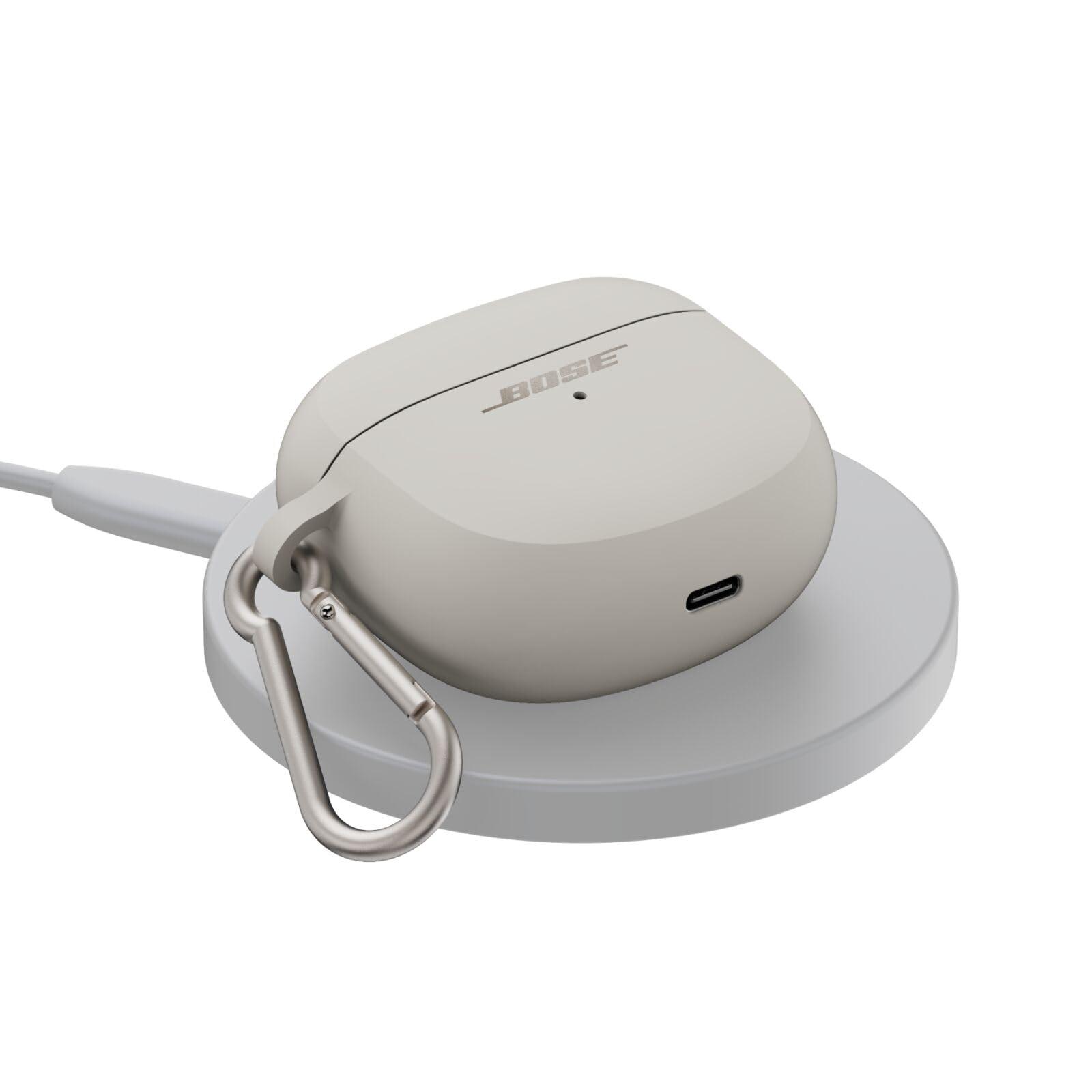Bose Ultra Open Earbuds Wireless Charging Case Cover, White - Image 2