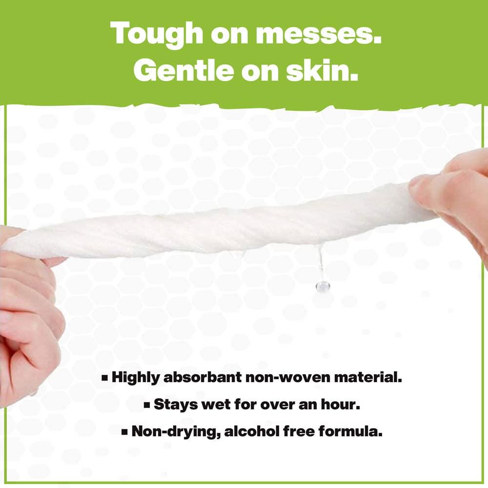 Crocodile Cloth All-Purpose - 80 Plant Based, 10" X 15" Cleaning Wipes. Large, Moist, Absorbent and Disposable Cleaning Cloths. Safe on Skin and Multiple Surfaces. - Image 4