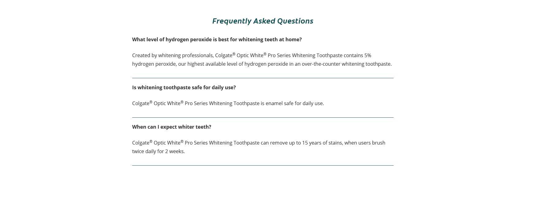 Colgate Optic White Pro Series Whitening Toothpaste with 5% Hydrogen Peroxide, Stain Prevention, 3 oz Tube, 2 Pack - Image 10