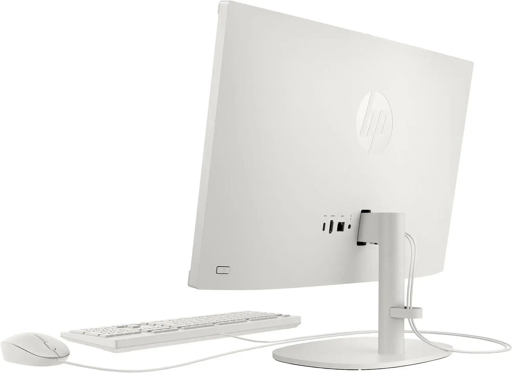 HP 21.5" FHD All-in-One Desktop Computer, 64GB RAM 2.2TB Storage (2TB SSD + 256GB Docking Station Set), Dual-Core Intel Celeron, Windows 11 Pro with Microsoft Office Lifetime Suite, Keyboard & Mouse - Image 4