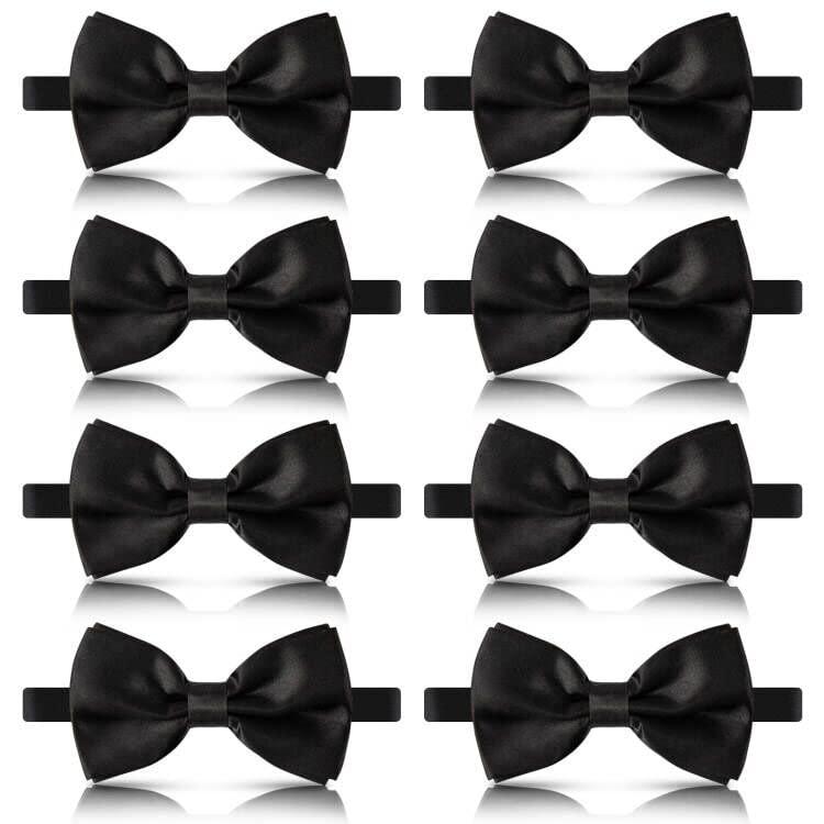 Unoutur bow ties for men, Pre-tied Men's Bow Ties Adjustable Satin Bow Tie for any Age