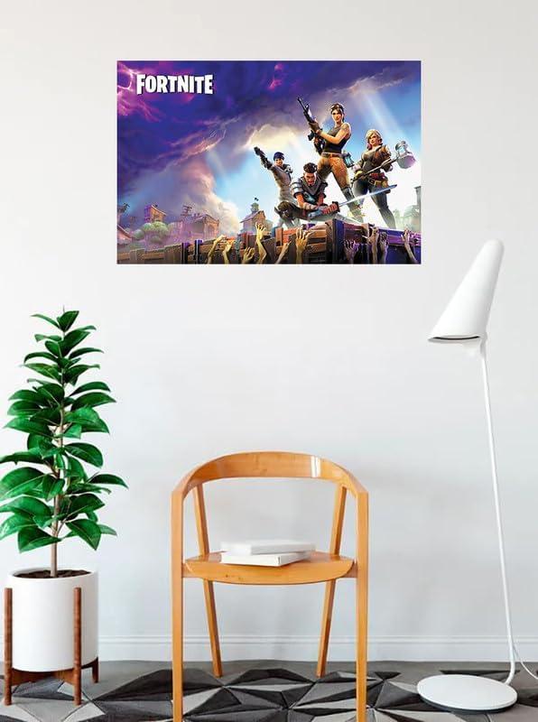 BUY ART FOR LESS Officially Licensed Fornite Zombies 24 x 36 Inch Art Poster - Decorative Print - Poster Paper - Ready to Frame - Image 2
