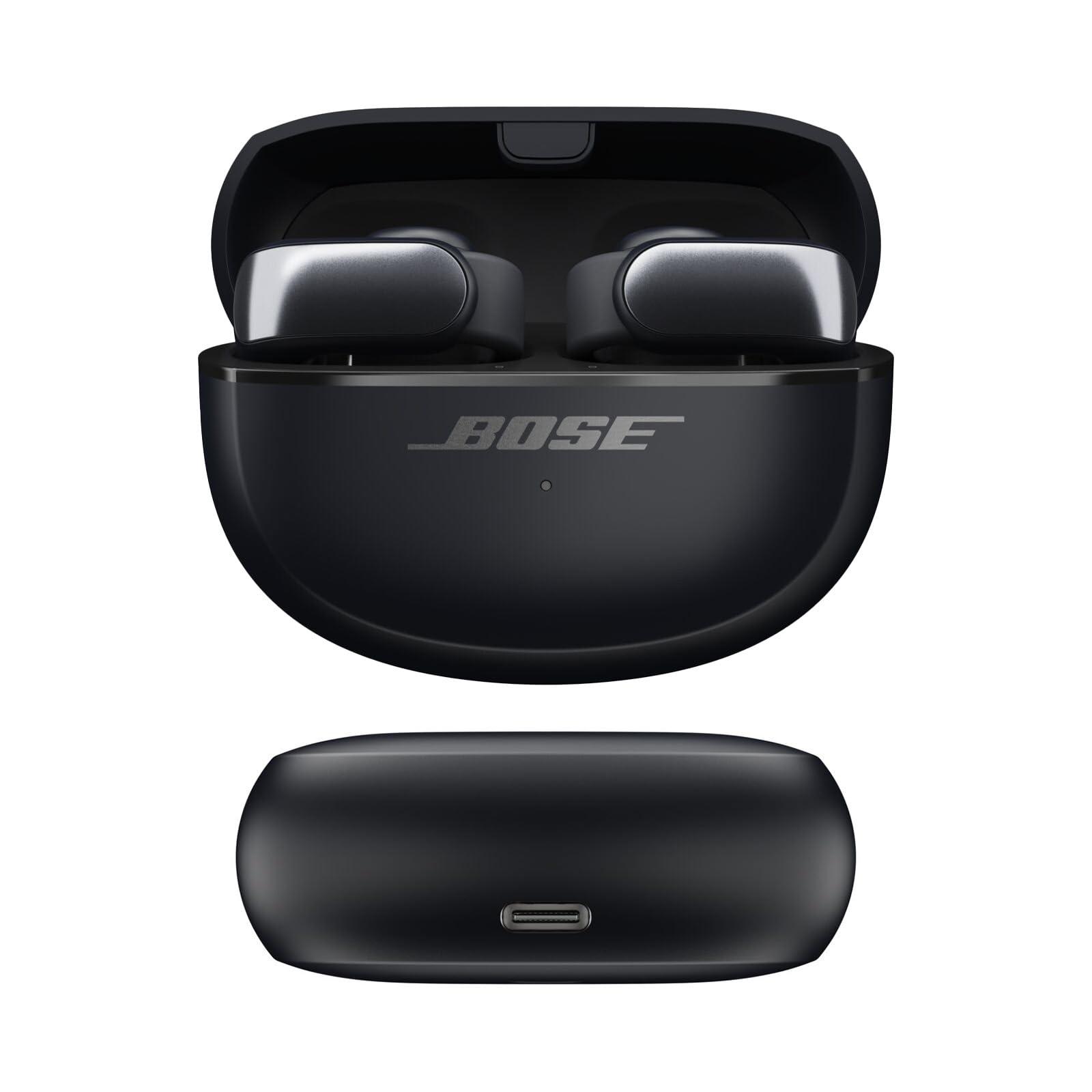 Bose Ultra Open Bluetooth Earbuds, True Wireless Earbuds with OpenAudio for Awareness, Clip On Design for Comfort, Immersive Audio, Up to 48 Hrs of Playtime, Black - Image 6