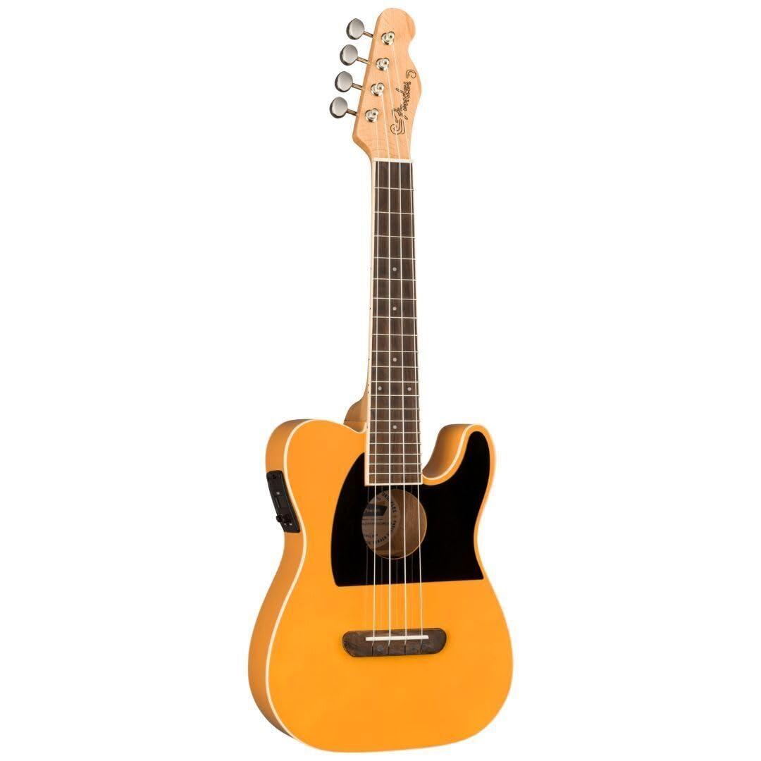 Fender Fullerton Tele Concert Ukulele, Butterscotch Blonde 28.1 x 11.1 x 3.6 inches - Image 3