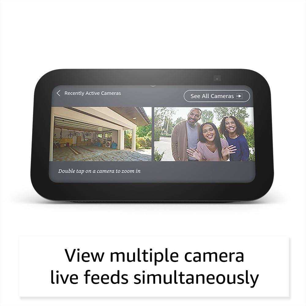 Amazon Echo Show 5 (newest model), Smart display with 2x the bass and clearer sound, Charcoal - Image 3