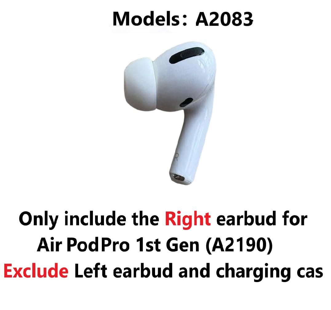 Meenova Single Right Ear Side Only, Original A2083 Right Earbud Replacement for AirPod Pro 1st Gen,Compatible with OEM AirPod Pro Charging Case A2190, A2084 - Image 8