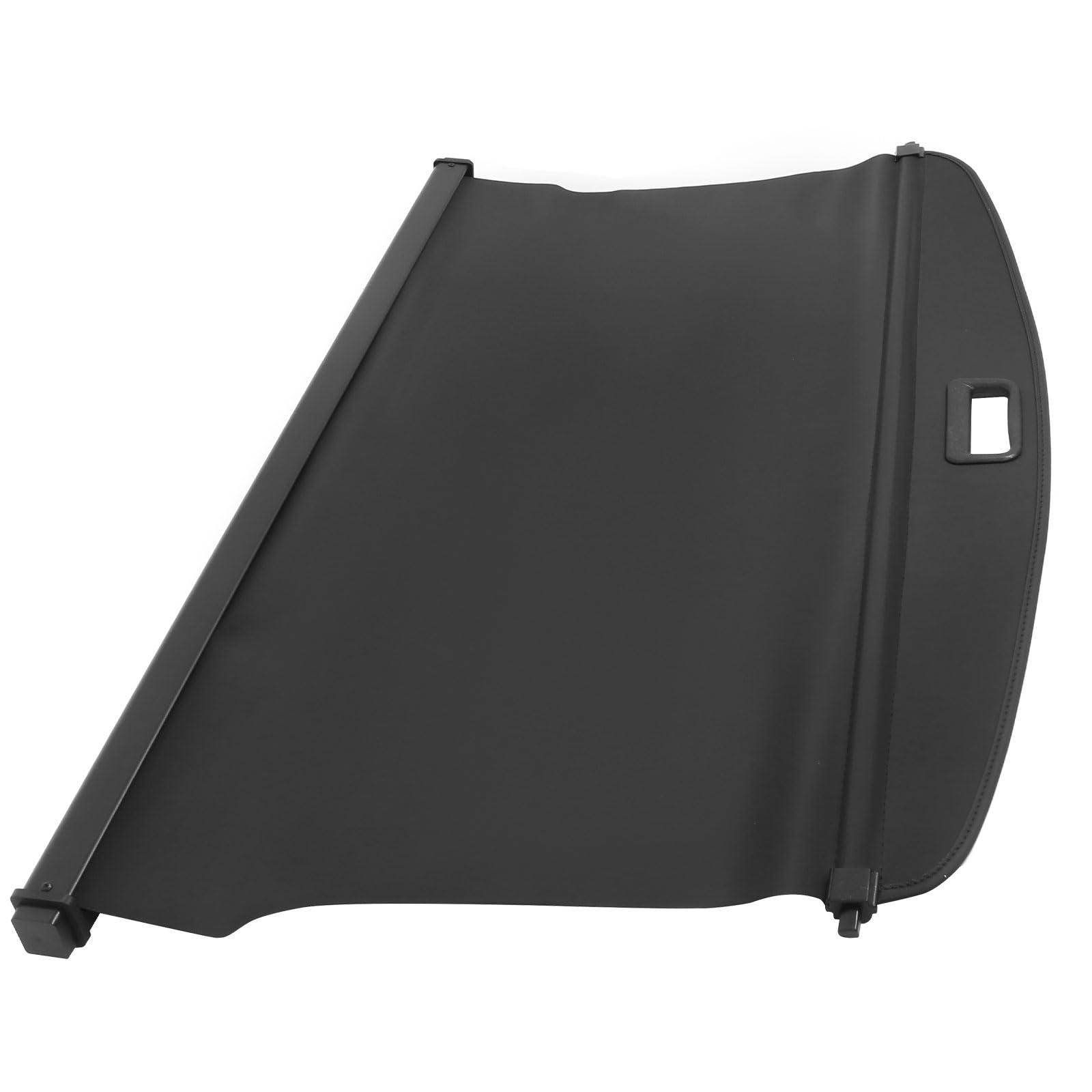 IKON MOTORSPORTS, Rear Cargo Cover Compatible with 2020-2025 Ford Escape, Retractable Rear Trunk Security Cargo Cover Luggage Shade Black Canvas - Image 5