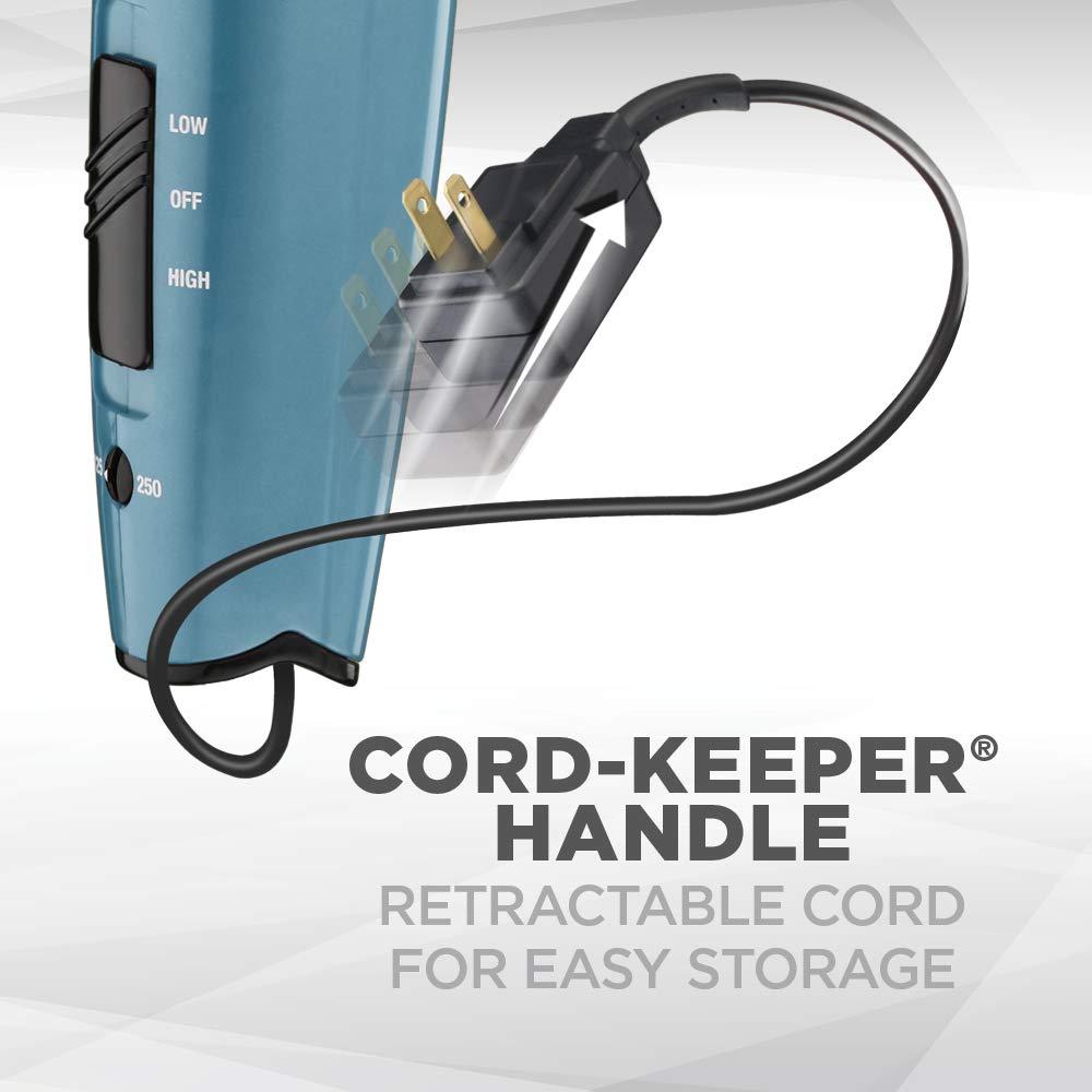Conair Hair Dryer with Folding Handle and Retractable Cord, 1875W Travel Hair Dryer, Conair Blow Dryer - Image 3
