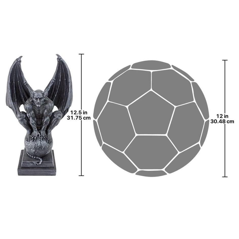 Design Toscano Hellion the Devil Gargoyle Statue 12 Inch - Image 3