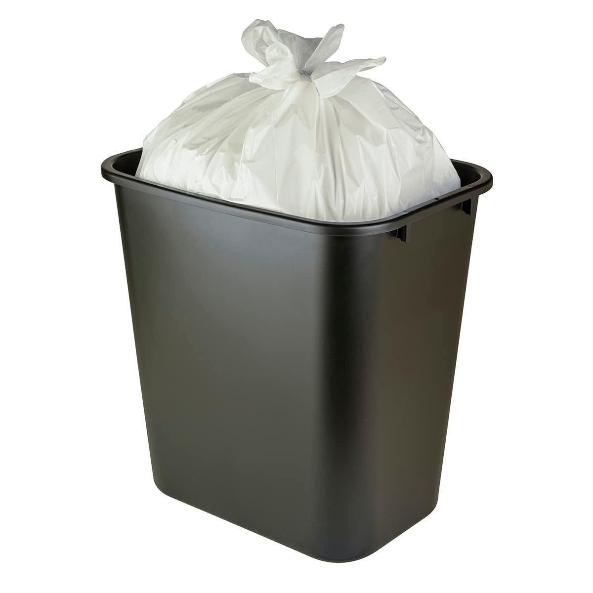 Amazon Basics 8 Gallon Flap Tie Trash Bags, 80 Count Fresh Scent - Image 5