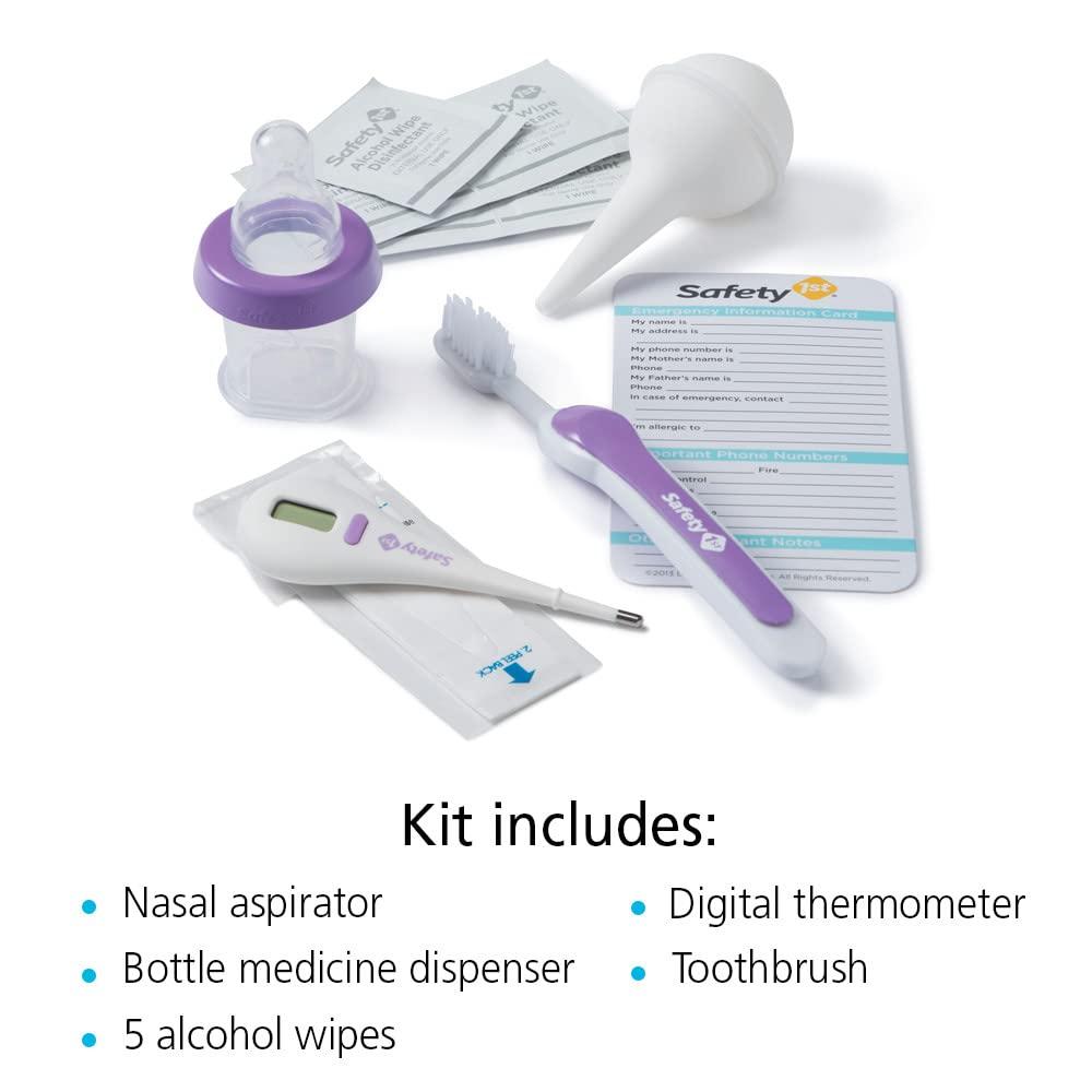 Safety 1st Deluxe Baby Healthcare and Grooming Kit, Pyramids Grape Juice, Newborn Baby Essentials, One Size, 24 Pieces - Image 3