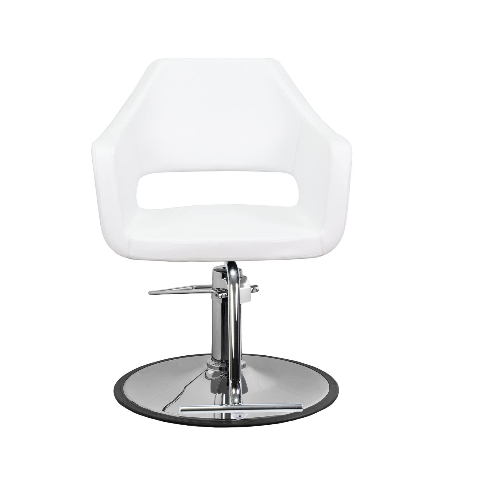 Salon Styling Chair Richardson WHT for Beauty Salon Furniture - Image 2
