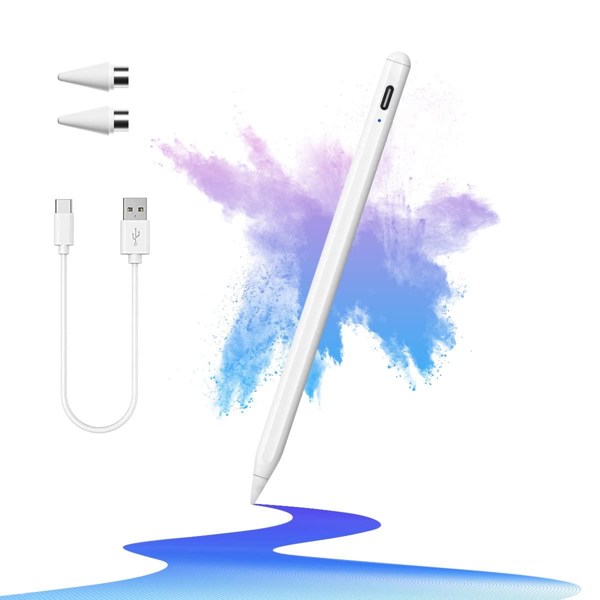 EFAITHFIX Stylus Pen for Touch Screens with Magnetic Design Rechargeable Universal Active Stylus Pen Compatible with iOS/Android/Tablet/Phones/iPad pro/Mini/Air Digital Pencil for Writing and Drawing