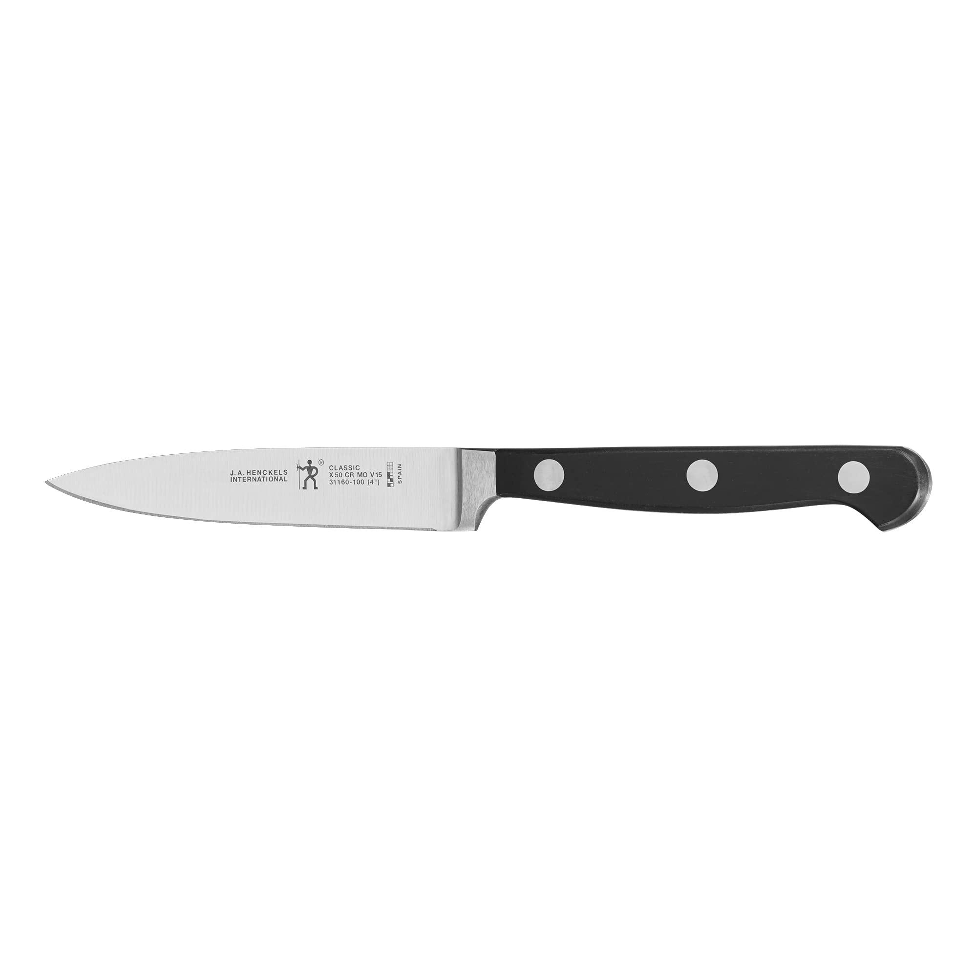 HENCKELS Classic Razor-Sharp 3-Piece Kitchen Knife Set, Chef Knife, Paring Knife, Utility Knife, German Engineered Informed by 100+ Years of Mastery, Stainless Steel - Image 5
