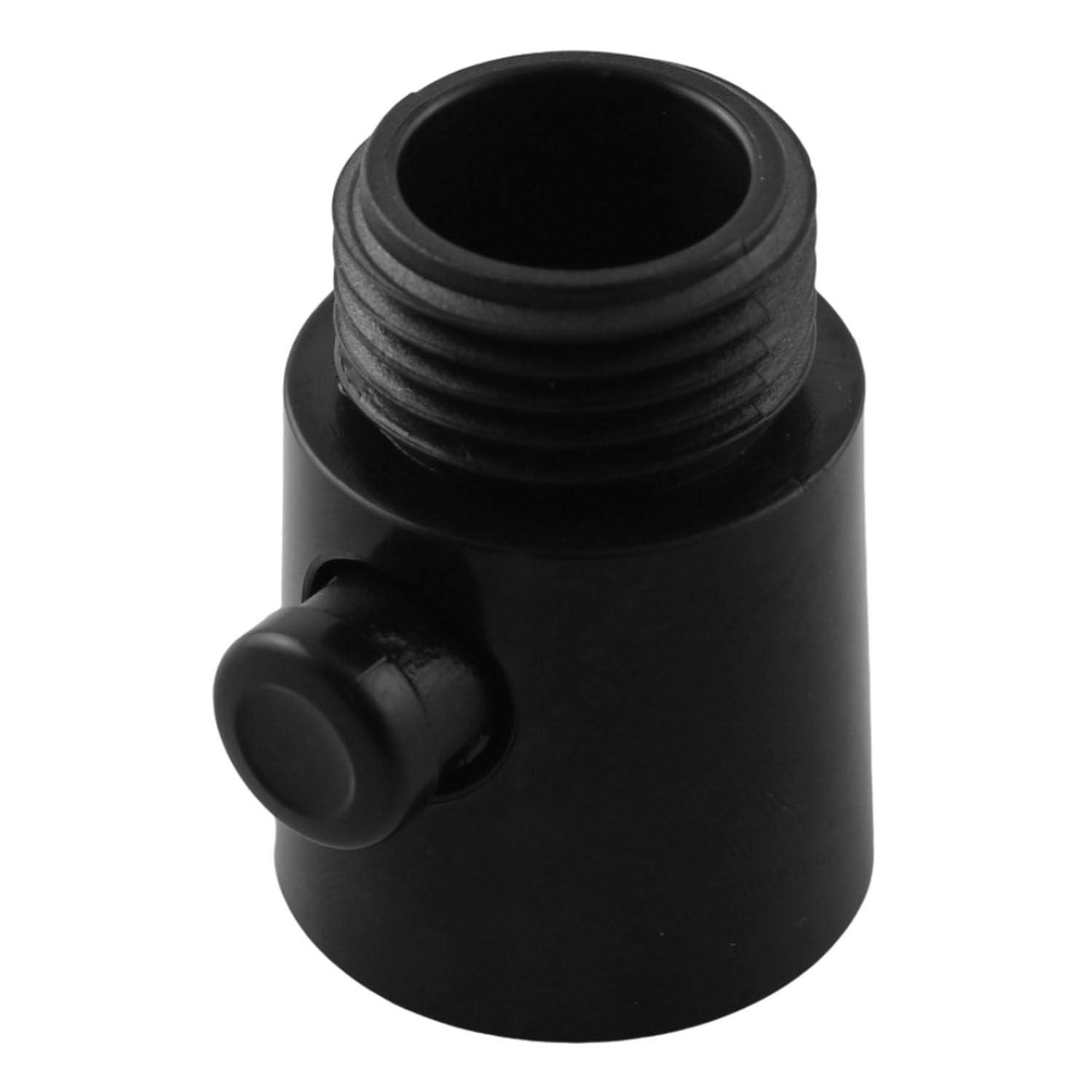 Maxmoral 2PCS Shower Head Shut Off Valve Button Type Water Flow Control Valve RV Bathroom Shower Sprayer Quick Switch Shut Off Valve G1/2 Universal Size Flow Control Valve Black - Image 3