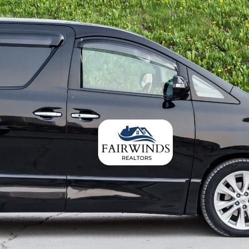Fairwinds Designs Large Custom Vinyl Decals - Full Color Custom Sticker Printing | Personalized Stickers for Business Logo - Ideal for Windows, Doors, Walls, Vehicles, Cars, Trucks - Image 7