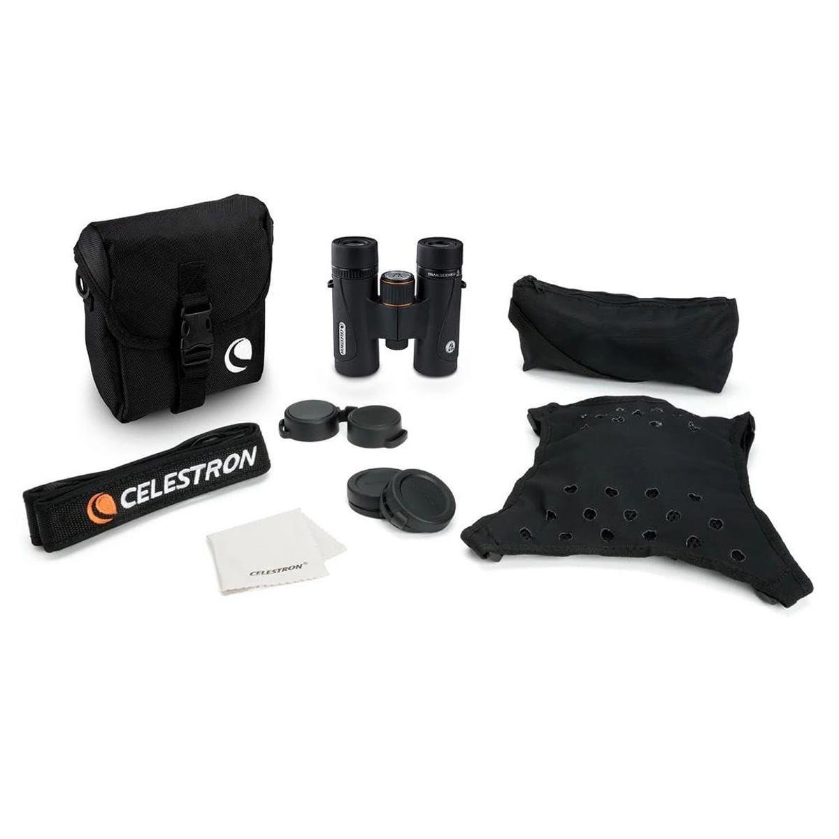 Celestron 71401 TrailSeeker ED 8 x 32 Roof Prism Binocular, Fully Broadband Multi-Coated Lens, BaK-4 Prism Glass, Black - Image 7