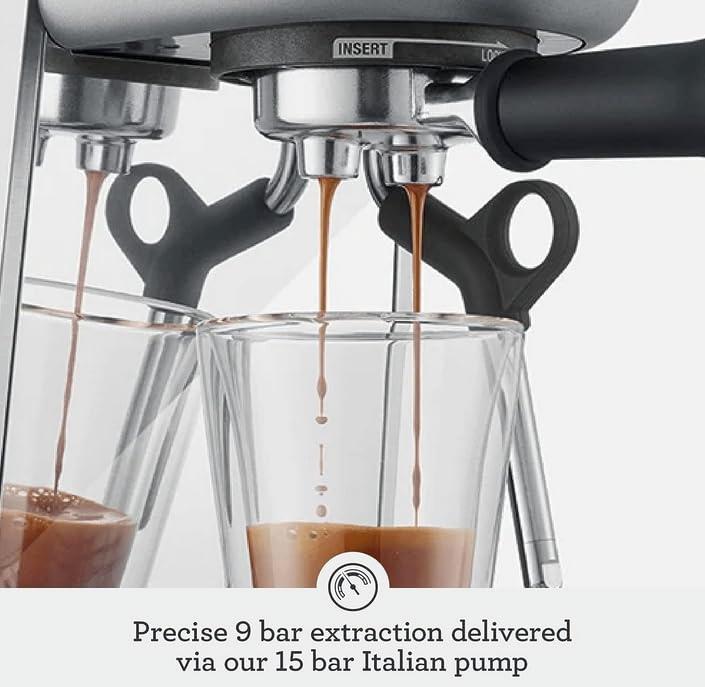 Breville Bambino Plus Espresso Machine Bundle w/ Baratza Encore ESP Espresso Grinder | Black | BEP501BTR1BNA1 - Image 8