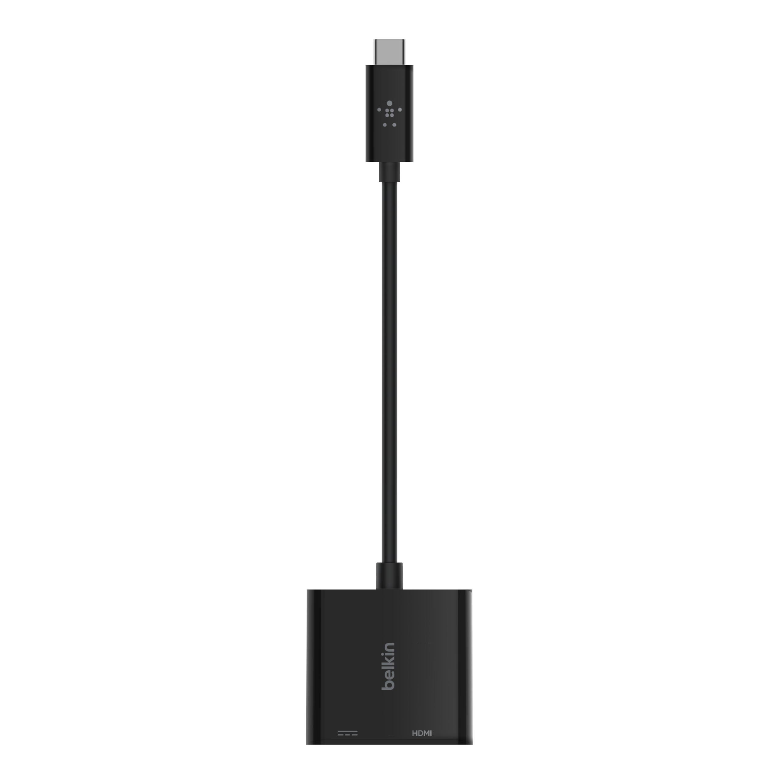 Belkin USB C to HDMI Adapter + USBC Charging Port to Charge While You Display, Supports 4K UHD Video, Passthrough Power up to 60W for Connected Devices, Compatible with MacBook, iPad, Windows - Image 4