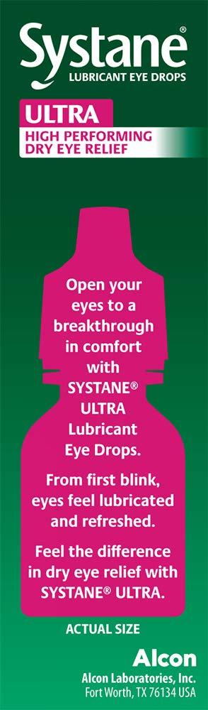 Systane Ultra Lubricant Eye Drops, Artificial Tears for Dry Eye, Twin Pack, 10-mL Each - Image 4