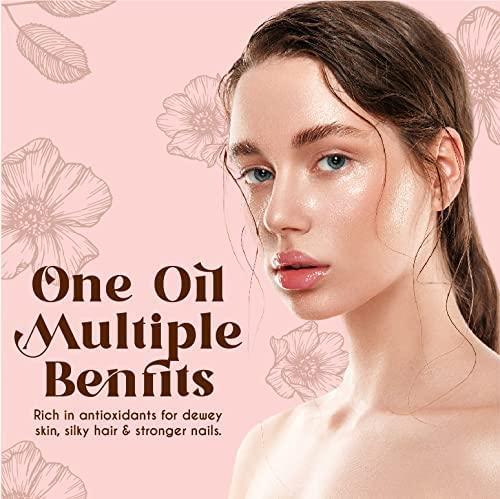 BEAUTE DE PROVENCE Multi-Use Oil for Face, Body and Hair - Organic Blend of Apricot, Vitamin E and Sweet Almond Oil Moisturizer for Dry Skin, Scalp and Nails - Rose Petals, and Bergamot Essential Oil - 4 Fl Oz - Image 7
