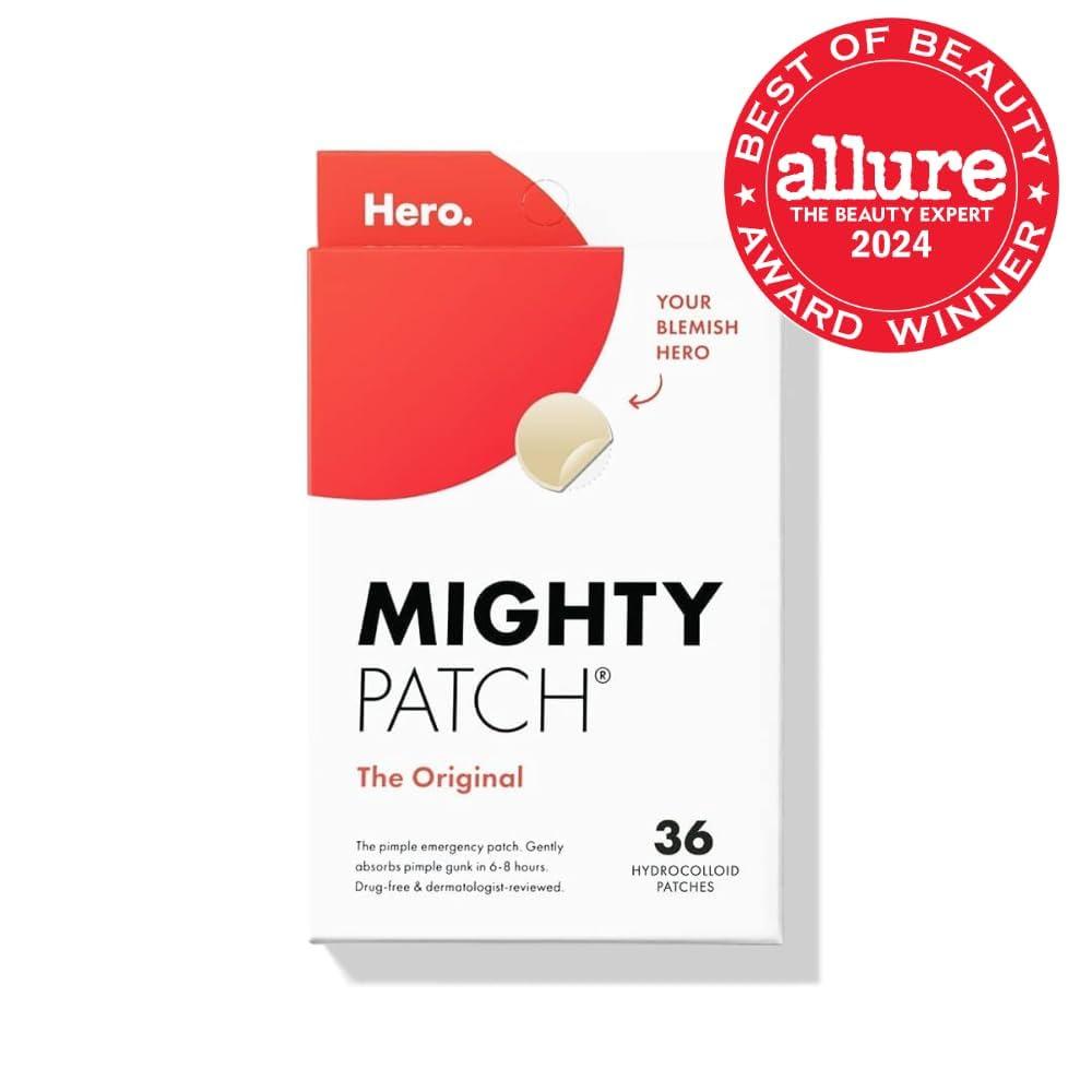 Mighty Patch™ Original patch from Hero Cosmetics – The #1 Hydrocolloid Acne Pimple Patch for Shrinking Zits and Whiteheads in 1 use; Nighttime Spot Stickers for Face and Skin (36 Count) - Image 2