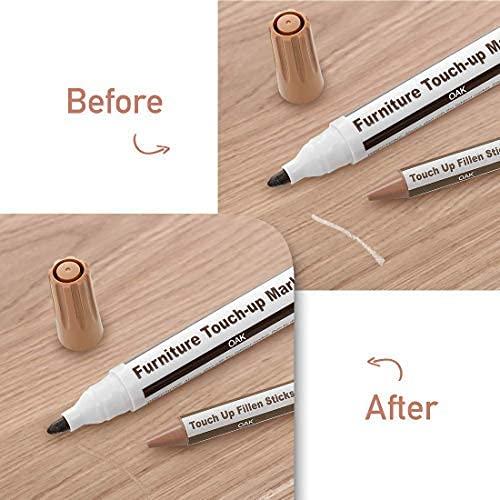 DAIXISM Furniture Repair Kit Wood Markers Wax Sticks, for Stains, Scratches, Wood Floors, Tables, Desks, Carpenters, Bedposts, Touch Ups, and Cover Ups (21) - Image 8